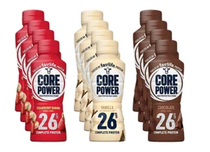 Fairlife Core Power 26G Protein Milk Shakes Variety 14 Fl Oz - (12 - Pack) - Picture 1 of 12
