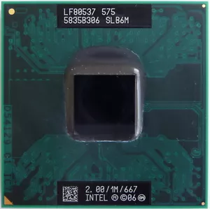 CPU Mobile Intel Celeron 575 - 2GHz SLB6M - M575 M 2.00/1M/667 Socket P - Picture 1 of 1