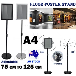 NEW A4 Floor Poster Stand Foyer Pedestal Sign Holder Business Menu Display AU - Picture 1 of 13