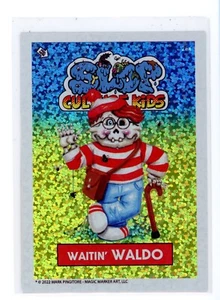 WAITIN WALDO 26a SLOP CULTURE KIDS SERIES 1 STICKER FOIL SP - Picture 1 of 2
