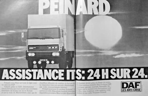 PUBLICITÉ DE PRESSE 1981 CAMIONS DAF AVEC SYSTÉME LOCADAF - ADVERTISING - Imagen 1 de 1