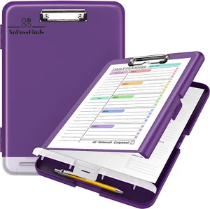 Clipboard with Storage, High Capacity Nursing Clipboards with Pen Holder, Heavy - Picture 1 of 6
