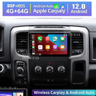 For 2013-2018 Dodge RAM 4G+64GB Android Car Stereo Radio GPS Navi Apple Carplay