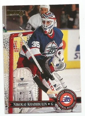NIKOLAI KHABIBULIN 1995-96 DONRUSS CARD NM-MT CONDITION - Image 1 of 2