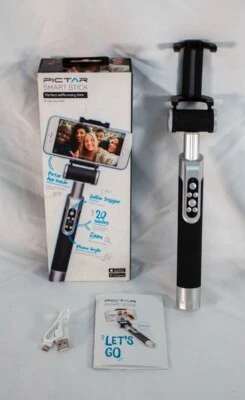 Pictar Smart Selfie Stick - Black - Image 1 of 4