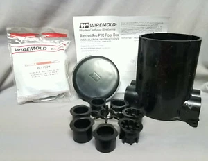 Wiremold 881 Ratchet Pro PVC Round Nonmetallic Floor Box - Picture 1 of 6