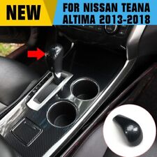 For Nissan Teana Altima 2013-18 Car Gear shift knob Cover ABS Trim Carbon fiber 