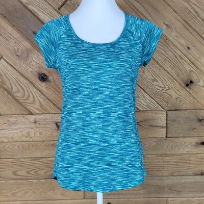 Camisa Top Reebok Mujer Talla S Yoga Activa Atlética Correr Verde Multicolor Foto 1 de 4