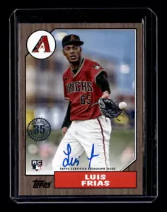 2022 Topps Update #87BALF Luis Frias Autografo 87 Topps Autografi Oro - Foto 1 di 2