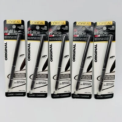 5 Pack L'Oreal Paris Infallible Mechanical Eyeliner, Black Brown 581, 0.008 oz - Image 1 of 4