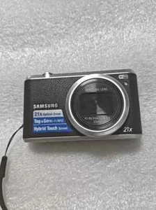 Samsung WB350F 16.3 MP Black Digital Camera 21x Zoom 3" LCD For Parts or Repair - Picture 1 of 8
