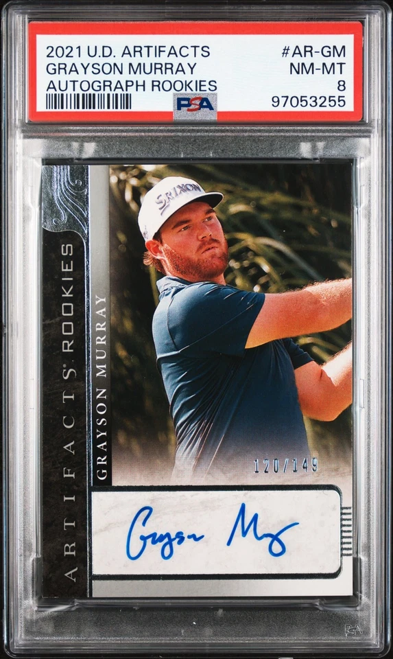 2021 Upper Deck Artifacts Grayson Murray Autograph Rookies #AR-GM (/149) (Aut... - Image 1 of 1