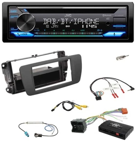 JVC Bluetooth Lenkrad USB DAB CD Autoradio für Seat Ibiza 2008-2015 tuam grey - Bild 1 von 11