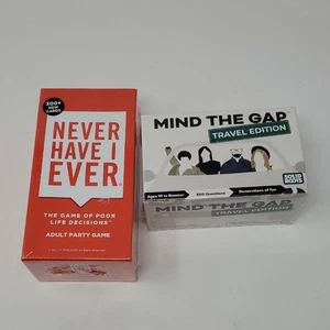Never Have I Ever Game & Mind The Gap Travel Edition Juego NUEVO - Imagen 1 de 11