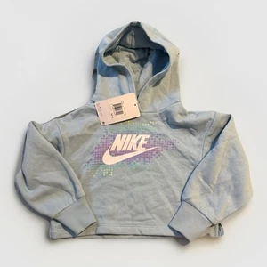NWT Nike Girls Pullover Hoodie Ocean Bliss Size 3T 26K565-U5V - Picture 1 of 3