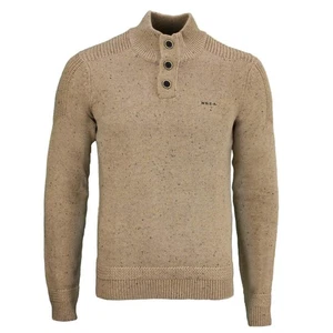 New Zealand Auckland NZA Herren Strickpullover Troyer Conor beige 25HN475 1184 - Picture 1 of 5