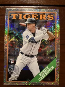 Kerry Carpenter 2023 Topps #2T88C-81 RC Silver Pack Mojo Rifrattore Tigri - Foto 1 di 6