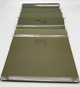 Menge 25 Grün Pendaflex Oxford Letter-Format Hängemappe Ordner Einlagen - Bild 1 von 2