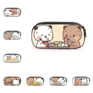 Large Capacity Bubu Dudu Panda Bear Pencil Case School Office - Photo 1/12