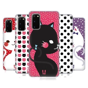 HEAD CASE DESIGNS CATS AND DOTS SOFT GEL CASE FOR SAMSUNG PHONES 1 - Picture 1 of 14