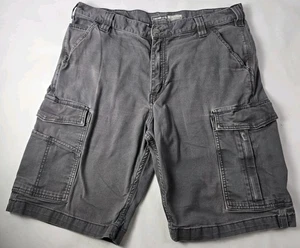 Pantalones Cortos Carhartt Cargo Para Hombre 36 Resistente Flex Relajado BS3542-M Aire Libre Trabajo Gris - Imagen 1 de 12