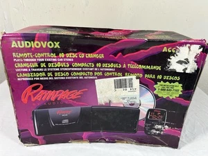 Vintage Audiovox ACC-50A Rampage Remote Control 10 Disc CD Changer NOS - Picture 1 of 5