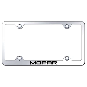 Licensed Stainless Steel Wide Body License Plate Frame for Mopar - AUGD2697 - Picture 1 of 2