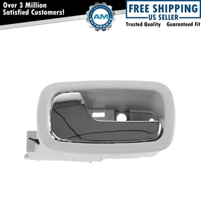 Door Handle Front Inner Inside Gray & Chrome Driver Side Left LH LF for Cobalt Foto 1 de 2
