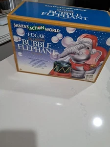 De colección 1995 ~ Edgar el elefante burbuja de Navidad ~ Kurt Adler ~ ¡Nuevo en caja!  - Imagen 1 de 11