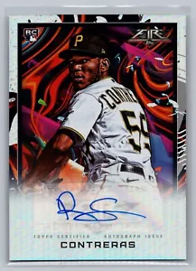 2022 Topps Fire - Fire Autographs Roansy Contreras #FA-RC (AU, RC) - Picture 1 of 2