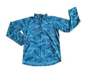 Nike Element 1/2 Zip Athletic Sweatshirt Top Girl's/Boy's Size L Green EUC - Picture 1 of 7