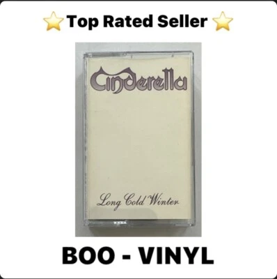 Cinderella - Long Cold Winter - Cassette Album Vertigo VERHC59 1988 Ex / M Con - Image 1 of 4