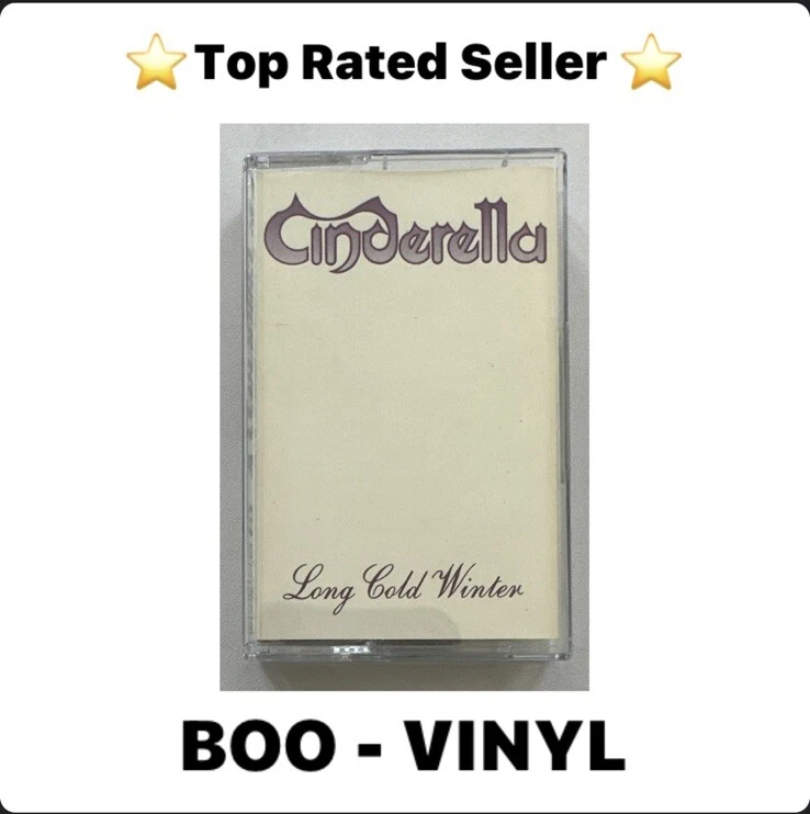 Cinderella - Long Cold Winter - Cassette Album Vertigo VERHC59 1988 Ex / M Con - Image 1 of 4