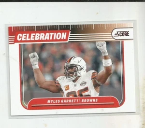 2024 Score MYLES GARRETT Celebration Red - Picture 1 of 1