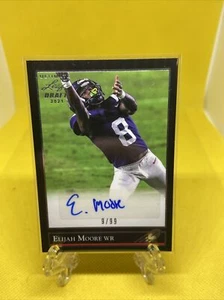 2021 leaf ultimate draft football elijah moore auto 9/99 - Picture 1 of 4