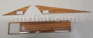 Mercedes W201 Zebrano Wood Dashboard Trim Set New - Bild 1 von 1