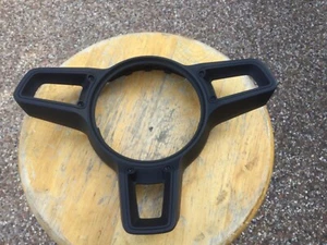 PORSCHE OEM FACTORY GENUINE ORIGINAL EQUIPMENT BLACK STEERING WHEEL TRIM COVER - Picture 1 of 4