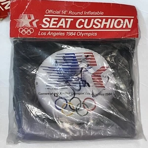 Lot Of 2 1984 OLYMPICS LOS ANGELES 14" INFLATABLE SEAT CUSHION NEW SEALED PKG - Picture 1 of 4