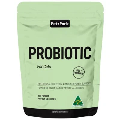 Probiotic for Cats - Cat Grass, Hairball, Digestive Support - Made in Australia - image 1 of 4