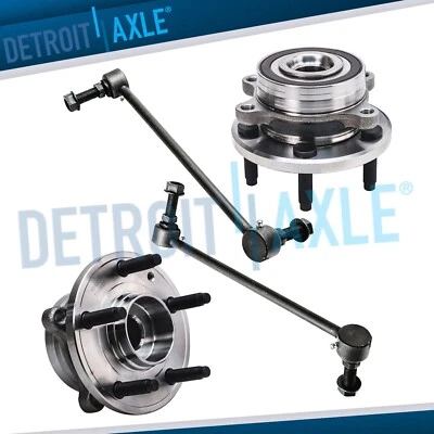 Barras estabilizadoras de bujes de rueda delantera de 4 piezas para Ford Taurus Police Interceptor 2013-19 sedán Foto 1 de 4