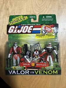 G.I. Joe Cobra Ninjas - Cobra Slash & Cobra Slice - Valor vs Venom 2004 Hasbro - Picture 1 of 2