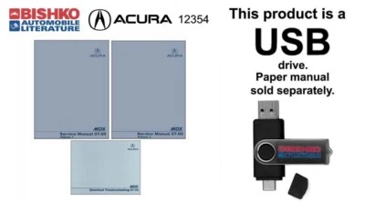 2007 2008 2009 Acura MDX Shop Service Repair Manual USB w/ ETM manual OEM - Image 1 of 3