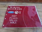 2007 Ford Fusion, Lincoln MKZ, Mercury Milan Wiring Diagrams Schematics Manual