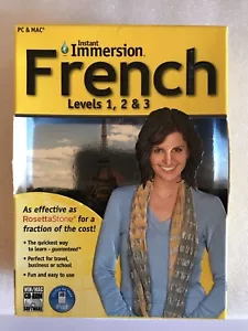 Instant Immersion French Levels 1, 2 & 3 (New in sealed box) - Picture 1 of 5