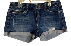 Blank NYC Destroyed Distressed Denim Jean Short Shorts Size 31" - Picture 1 of 4
