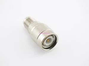 Adaptador coaxial TNC macho a mini-UHF hembra conector de RF - vendedor de jamones de EE. UU. - Imagen 1 de 2