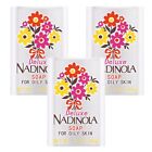 Nadinola Deluxe Seife für fettige Haut Set 3oz Riegel - 3er-Pack