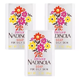 Nadinola Deluxe Seife für fettige Haut Set 3oz Riegel - 3er-Pack - Bild 1 von 1