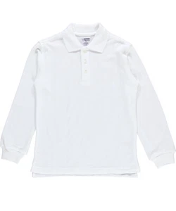 French Toast Unisex L/S Pique Polo - Picture 1 of 15