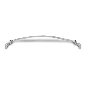 Aluminium Domstrebe vorne poliert passend für BMW 1er E81 E82 E87 Benziner ab 04 - Picture 1 of 7